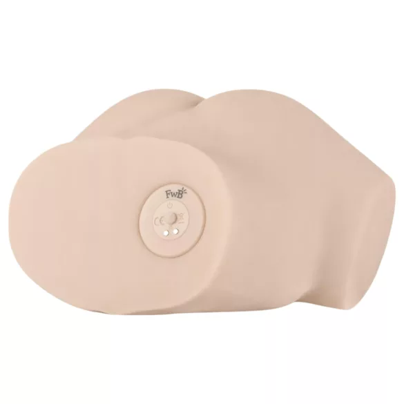 FWB - Lebensechter vibrierender Torso-Masturbator (natur)