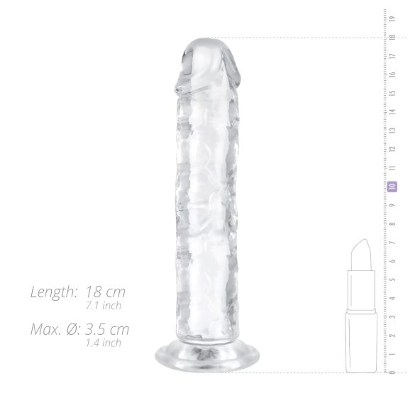 EasyToys - Jelly Dildo - 16cm (transparent)