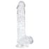 EasyToys - Hoden Dildo - 13,5cm (transparent)