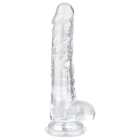 EasyToys - Hoden-Dildo - 17cm (transparent)