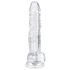 EasyToys - Hoden-Dildo - 17cm (transparent)