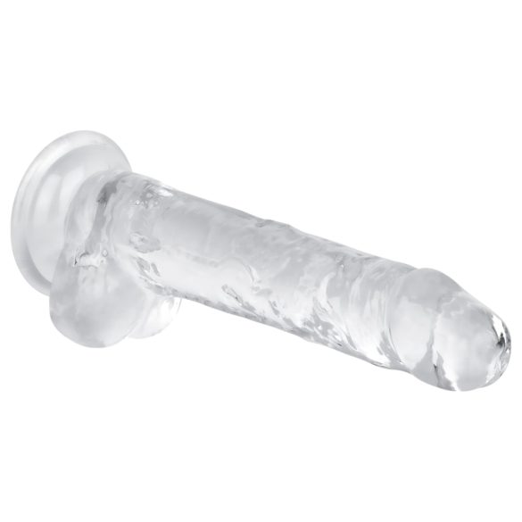 EasyToys - Hoden-Dildo - 17cm (transparent)