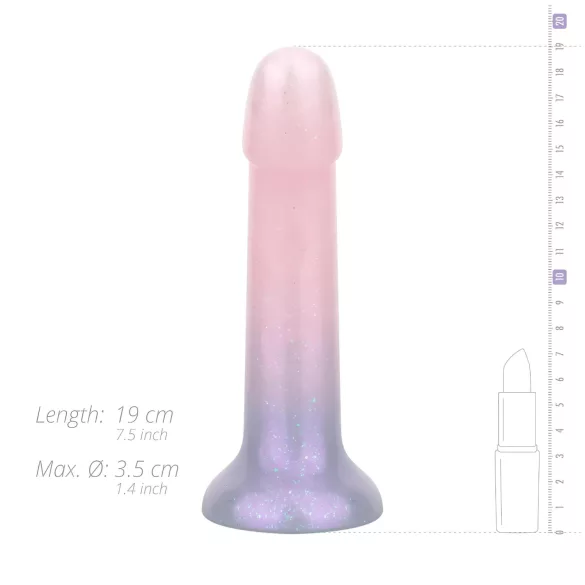 EasyToys Mermaid - Glitzernde Dildo - 19cm (Rosa)