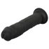 Easytoys - lebensechter Dildo - 17,5 cm (schwarz)