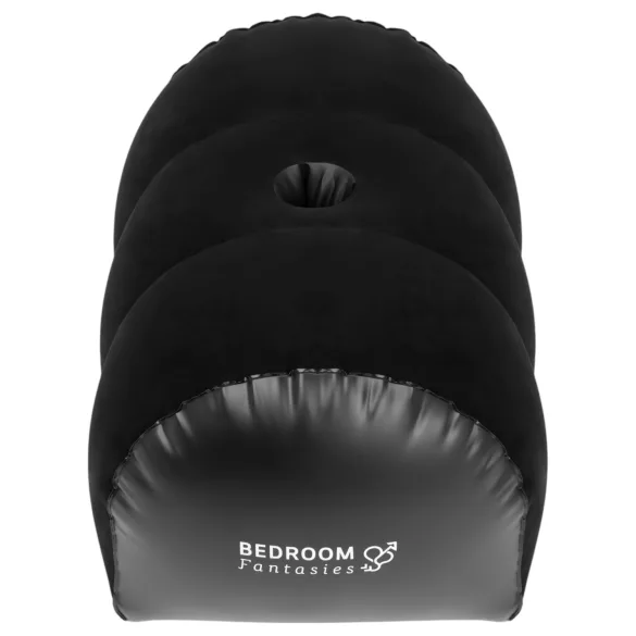 Bedroom Fantasies - Aufblasbares Sexkissen mit Vibratorhalter (schwarz)