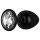 /Easytoys Anal Kollektion - Metall Anal Plug mit Stein - M (schwarz)