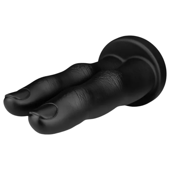 BUTTR Victory - Doppel-Finger Anal-Dildo (schwarz)