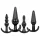 EasyToys - Anal-Plug-Set - 4-teilig (schwarz)