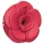 Teazers Rose - vibrierende Brustwarzenklemmen (rot)