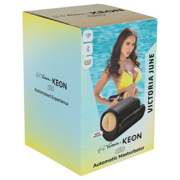 Kiiroo Keon Wifi + Victoria June - Masturbator mit Naturvagina