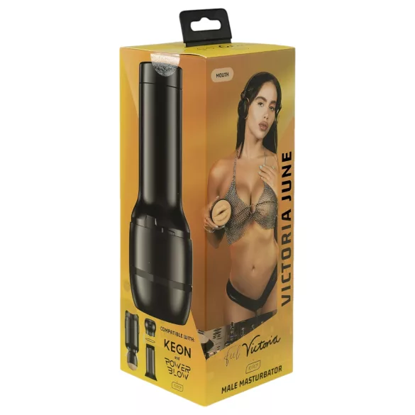 Kiiroo Victoria June - Mundöffnung - PowerBlow kompatibel (Natur)