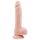 Mr. Dixx 7.6 - Saugfuß Dildo mit Hoden - Natur (19,5 cm)