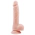 Mr. Dixx 7.6 - Saugnapf-Dildo mit Hoden - natur (19,5 cm)