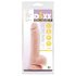 Mr. Dixx 7.6 - Saugfuß Dildo mit Hoden - Natur (19,5 cm)