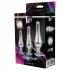 Gleaming Love - Analkegel-Set (silber, 3-teilig)