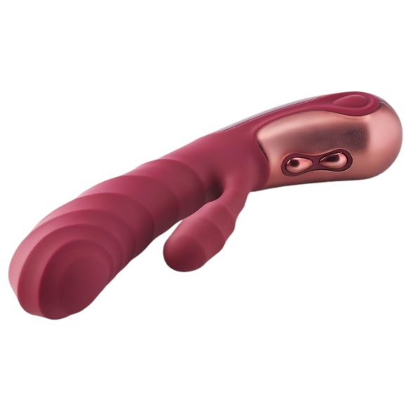 Dinky Jimmy K. Duo - Akku-Vibrator mit Klitorisarm (Rot)