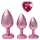 Dreamtoys Gleaming Love - Herz-Analplug-Set (rosa)