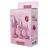Dreamtoys Gleaming Love - Herz-Analplug-Set (rosa)