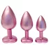 Dreamtoys Gleaming Love - Herz-Analplug-Set (rosa)