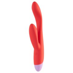   Dreamtoys Love Signal - G-Punkt-Vibrator mit Klitorisarm (rot)
