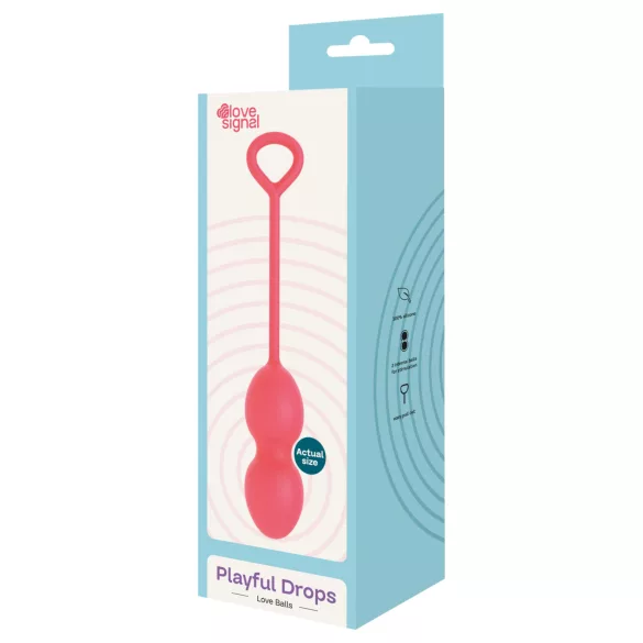 Dreamtoys Liebes-Signal - Geishakugel-Duo (rot)