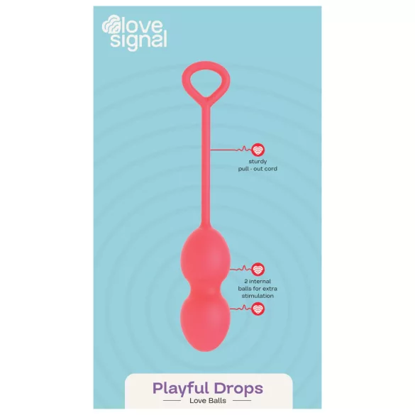 Dreamtoys Liebes-Signal - Geishakugel-Duo (rot)