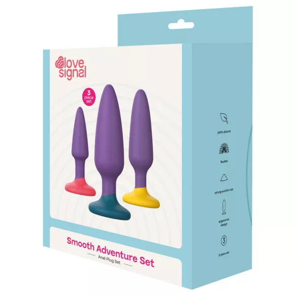 Dreamtoys Love Signal - Analplug-Set (lila)