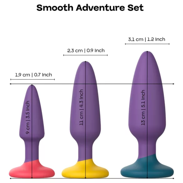 Dreamtoys Love Signal - Analplug-Set (lila)