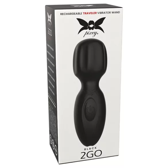 Pixey 2GO - kabelloser Mini-Massagevibrator (schwarz)