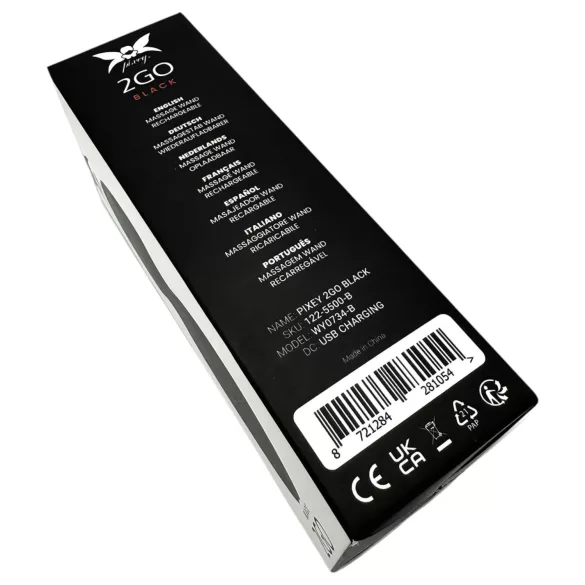 Pixey 2GO - kabelloser Mini-Massagevibrator (schwarz)