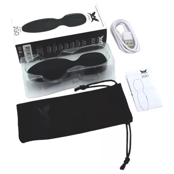 Pixey 2GO - kabelloser Mini-Massagevibrator (schwarz)