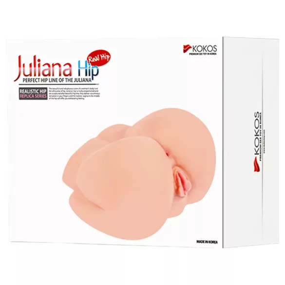 Kokos Juliana - lebensechter Torso-Masturbator (naturfarben)