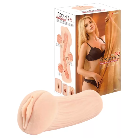 Kokos Elegance 01 - naturgetreuer Vagina-Masturbator
