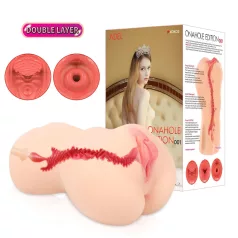   Kokos Onahole 001 XL - lebensechter Masturbator in Vaginenform (naturfarben)