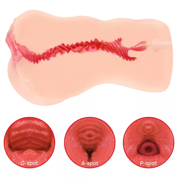 Kokos Onahole 001 XL - realistische Masturbator-Vagina (hautfarben)