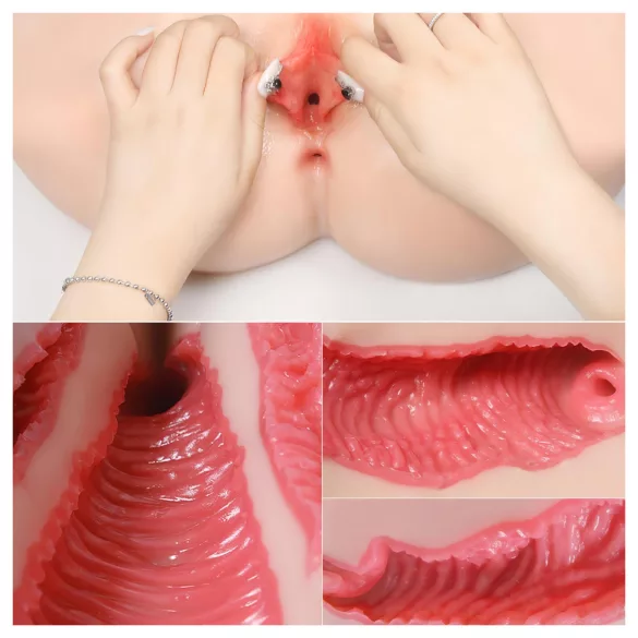Kokos Vanilla 004 - lebensechter Torso-Masturbator (hautfarben)