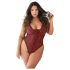 Allure - Leopardenmuster Body (Rot)