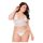 Coquette - Spitzen Dessous-Set - Weiß (XL)