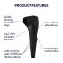 Satisfyer Men Wand - wasserdichter Akku-Eichelvibrator (schwarz)