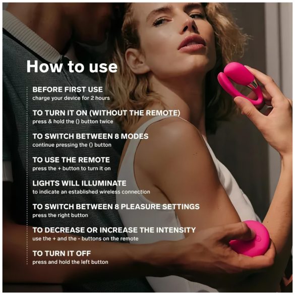 LELO Tiani 3 - Silikonpaarvibrator (lila)