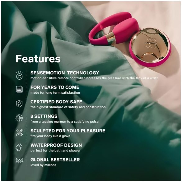 LELO Tiani 3 - Silikon Paarvibrator (Pink)