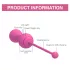Magic Motion Kegel Master - App-gesteuerte vibrierende Liebeskugel (Pink)
