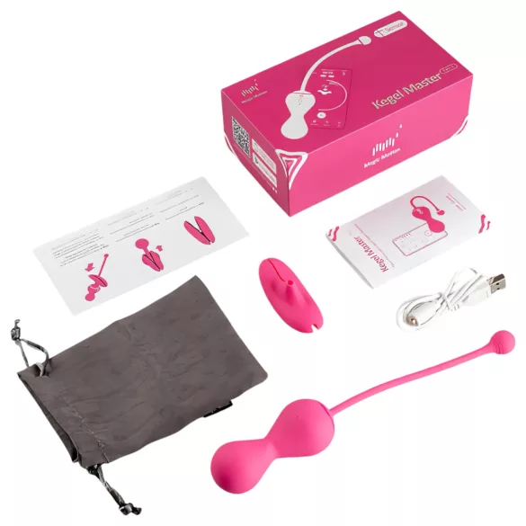 Magic Motion Kegel Master - App-gesteuerte vibrierende Liebeskugel (Pink)