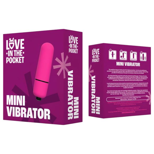 Love Bullet - wasserdichter Mini-Vibrator (Pink)