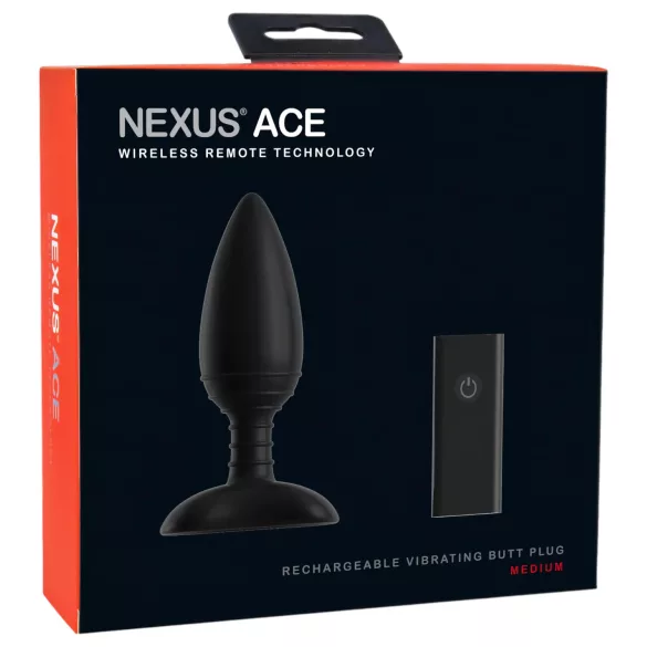 Nexus Ace - Fernsteuerbarer, wiederaufladbarer Analdildo (mittel)