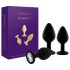 Rianne - 3-teiliges Silikon Anal-Plug Set (Schwarz)