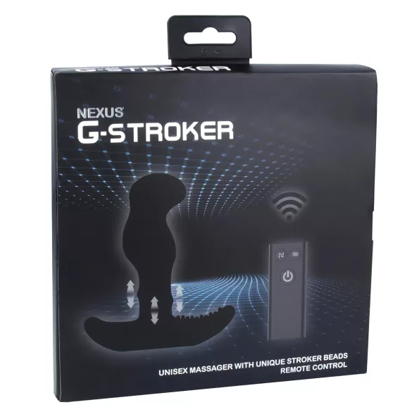 Nexus G-Stroker - Ferngesteuerter Prostatavibrator (Schwarz)