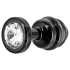 DIOGOL Anni - gerippter Analplug - Schwarz - (3 cm)