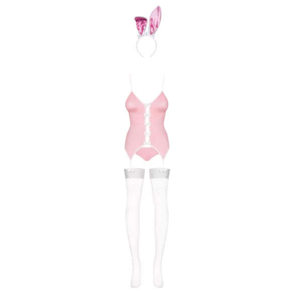 Obsessive - Häschen-Mädchen Kostüm (pink) - L/XL