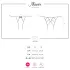 Obsessive Miamor - Netzoffener Spitzen-Slip (Schwarz)